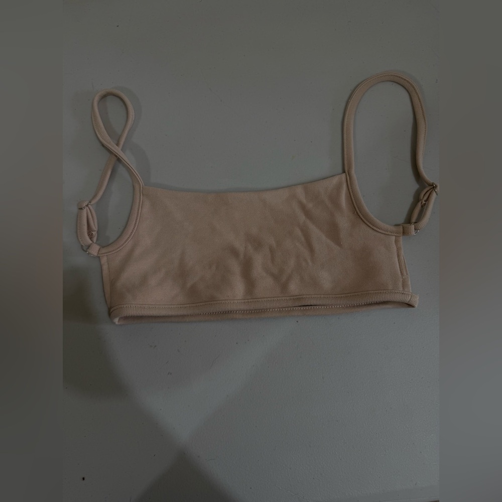 Hey babe Minimal Beige Bikini Top - Women's Swim